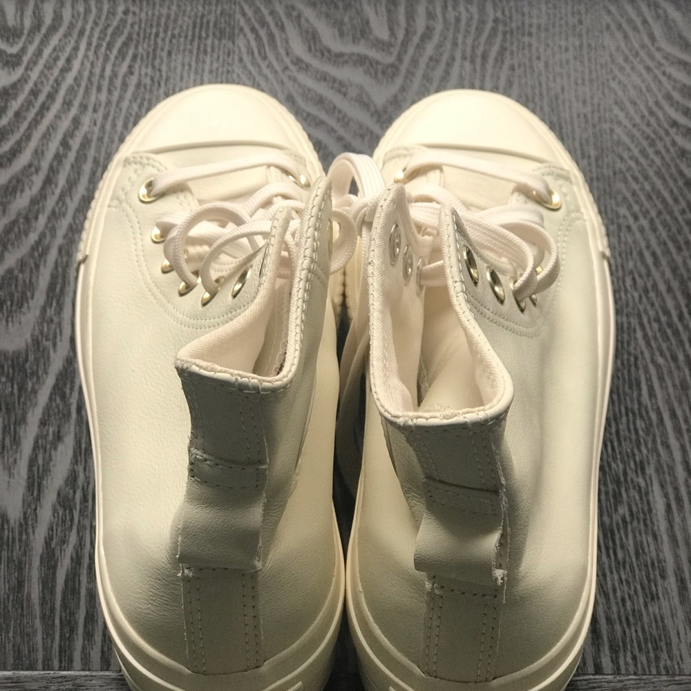 Converse Elevated Gold Platform Chuck Taylor All … - image 5